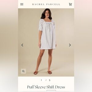 Rachel Parcell- Puff Sleeve Dress
